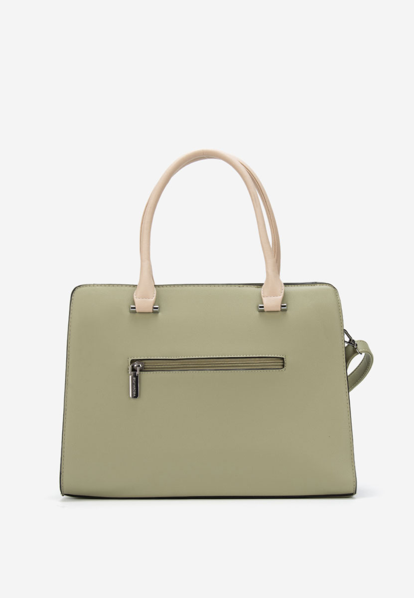 Zelená kancelářská kabelka Silvia Rosa 6793