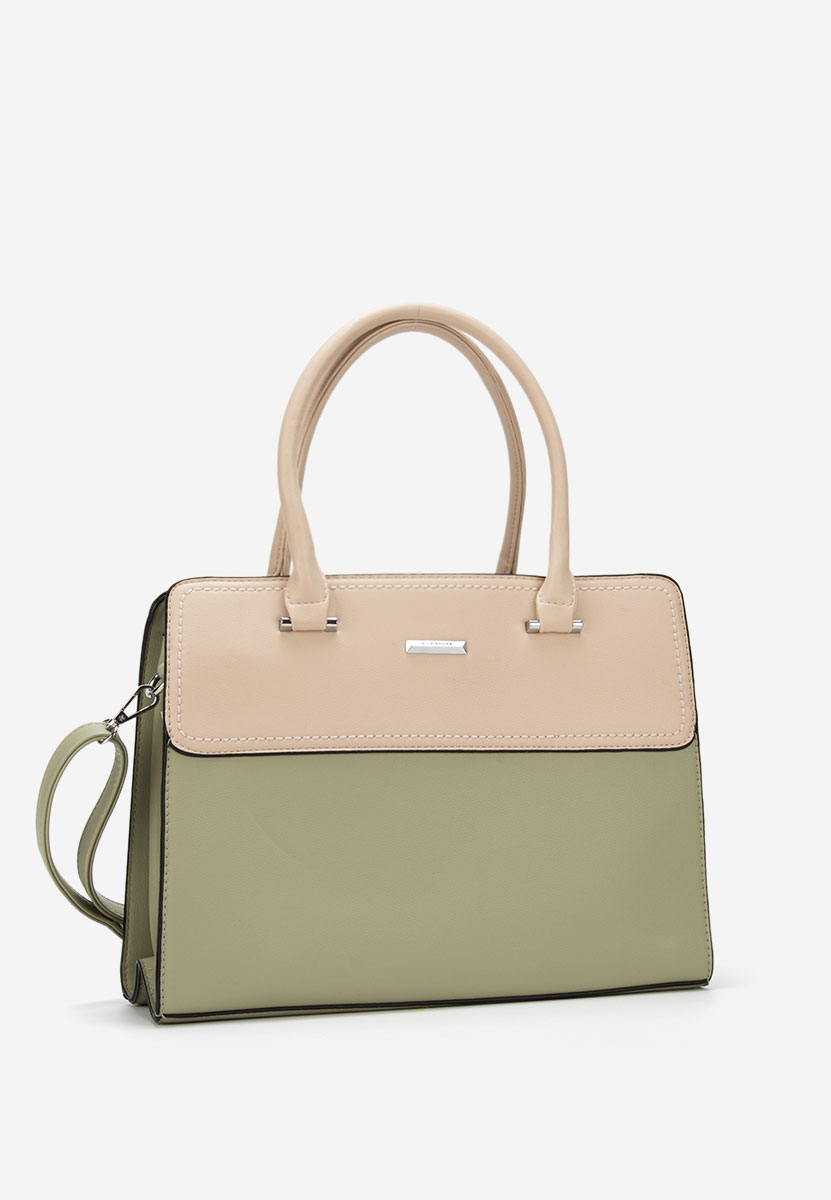 Zelená kancelářská kabelka Silvia Rosa 6793