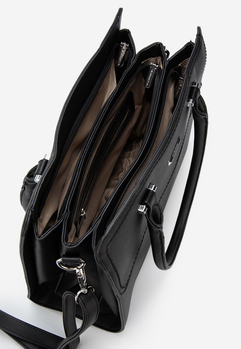 Černá kancelářská kabelka Silvia Rosa 6793