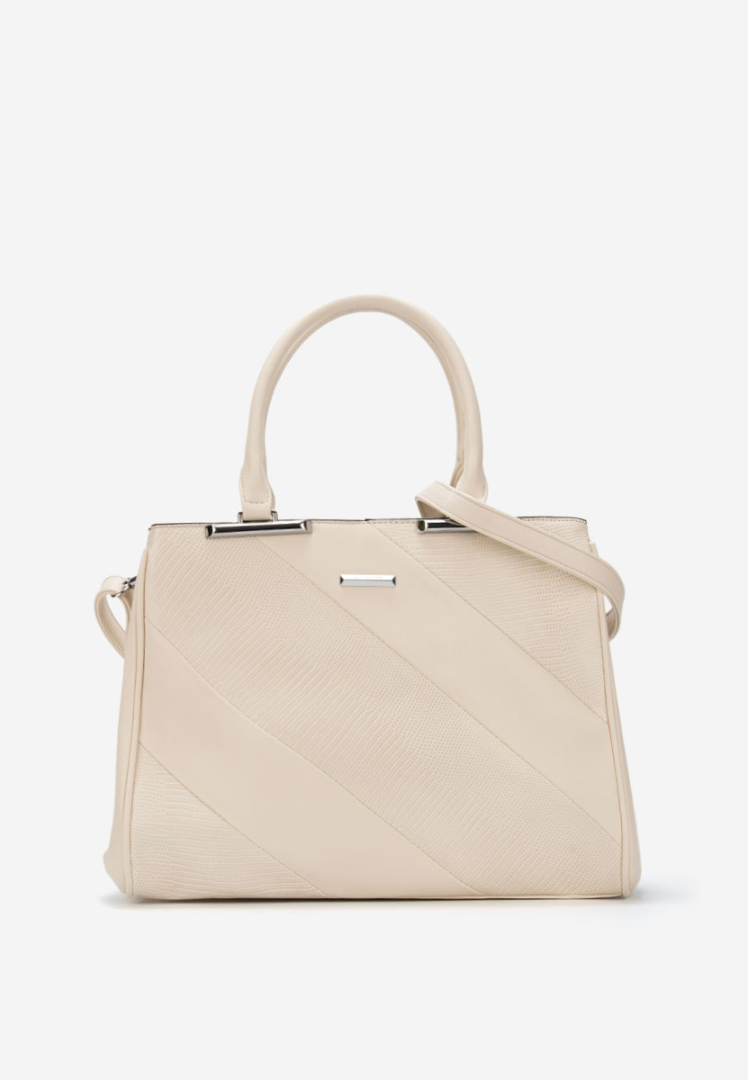 Bílá kancelářská kabelka Silvia Rosa 8180