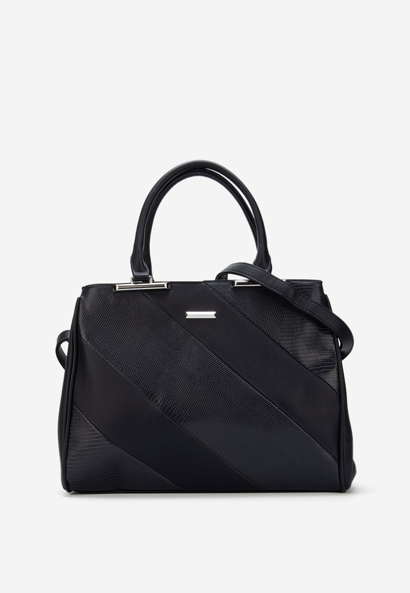 Tmavě modré kancelářská kabelka Silvia Rosa 8180