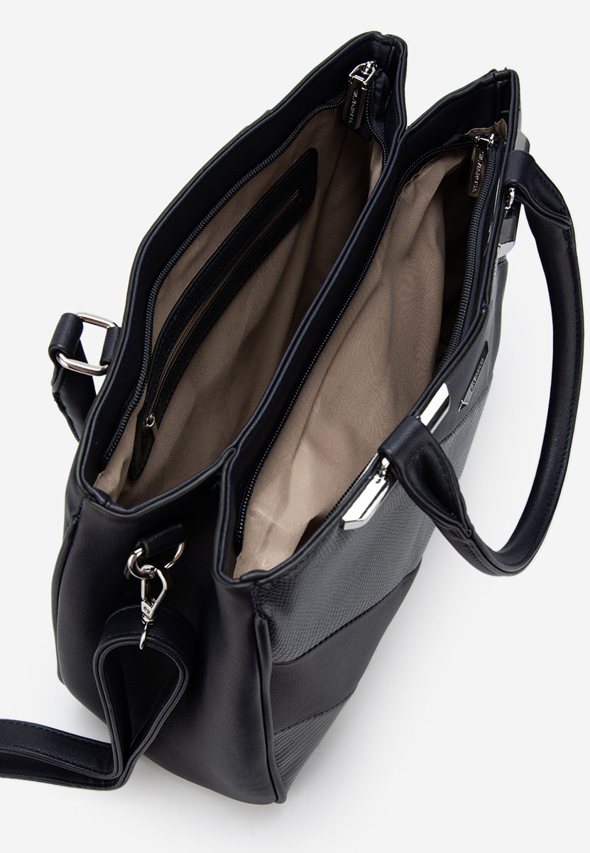 Tmavě modré kancelářská kabelka Silvia Rosa 8180