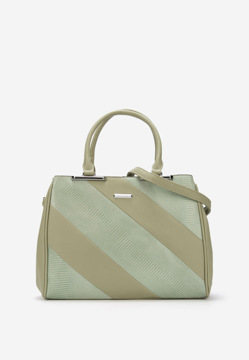 Zelená kancelářská kabelka Silvia Rosa 8180