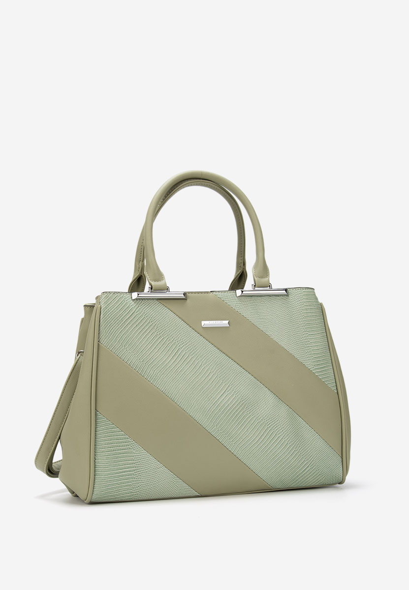 Zelená kancelářská kabelka Silvia Rosa 8180