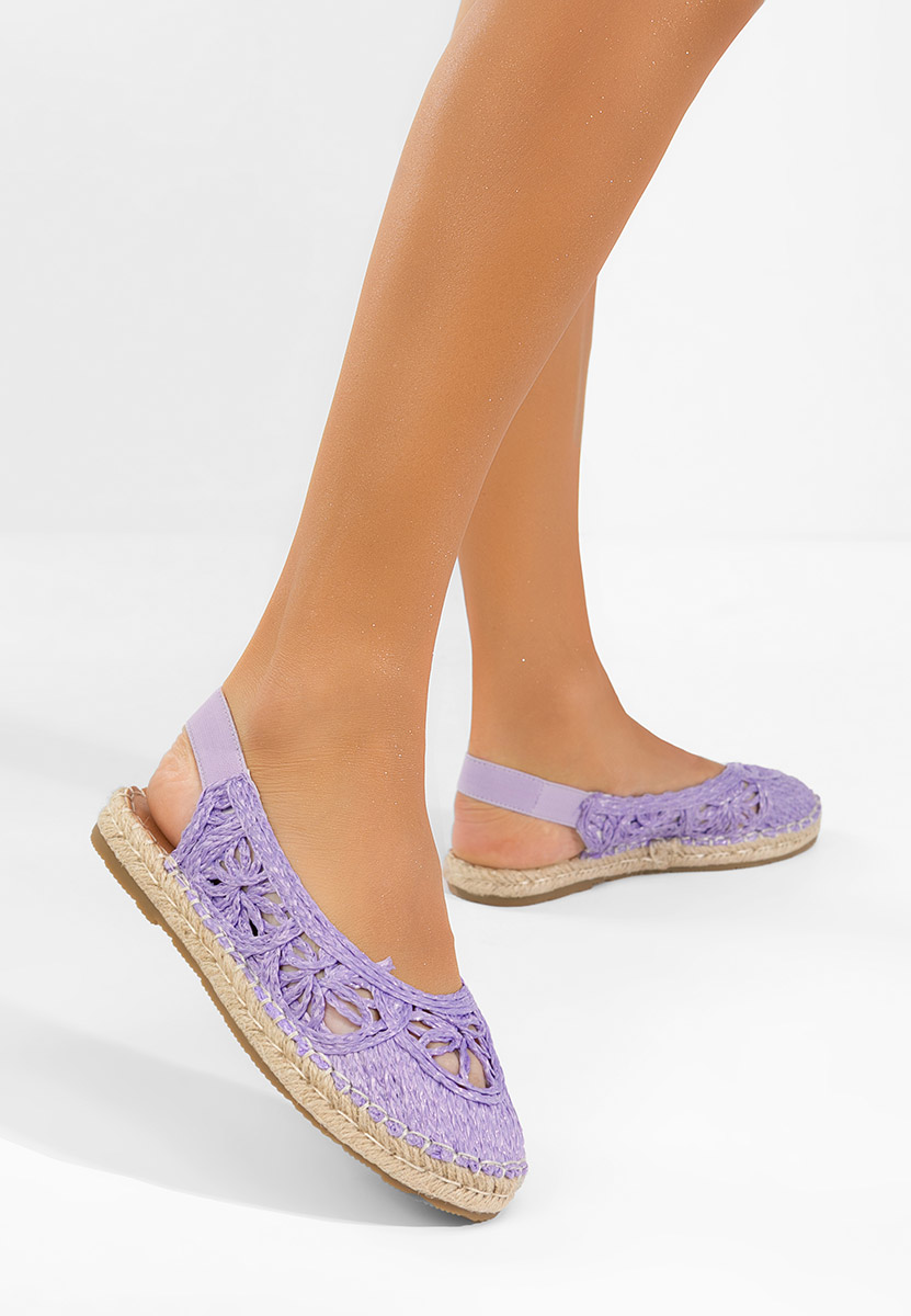 Fialové dámské espadrilky Mistala
