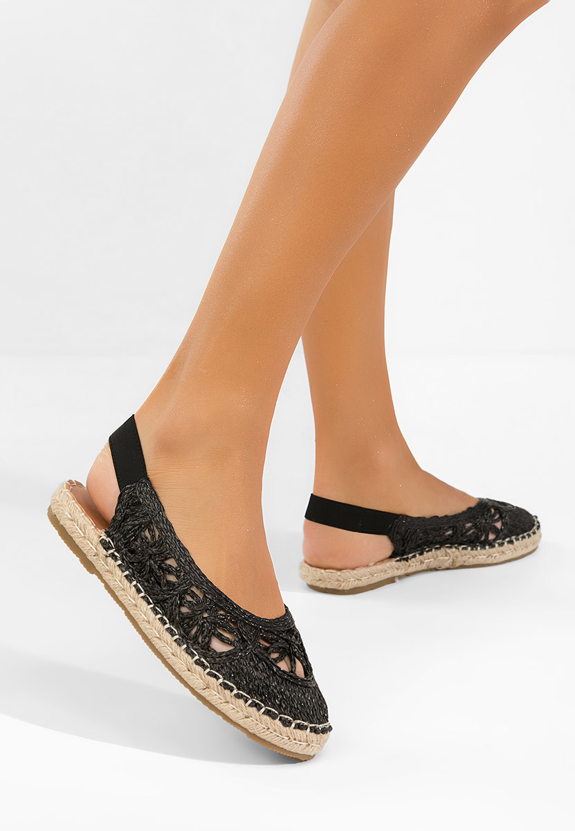 Černé dámské espadrilky Mistala