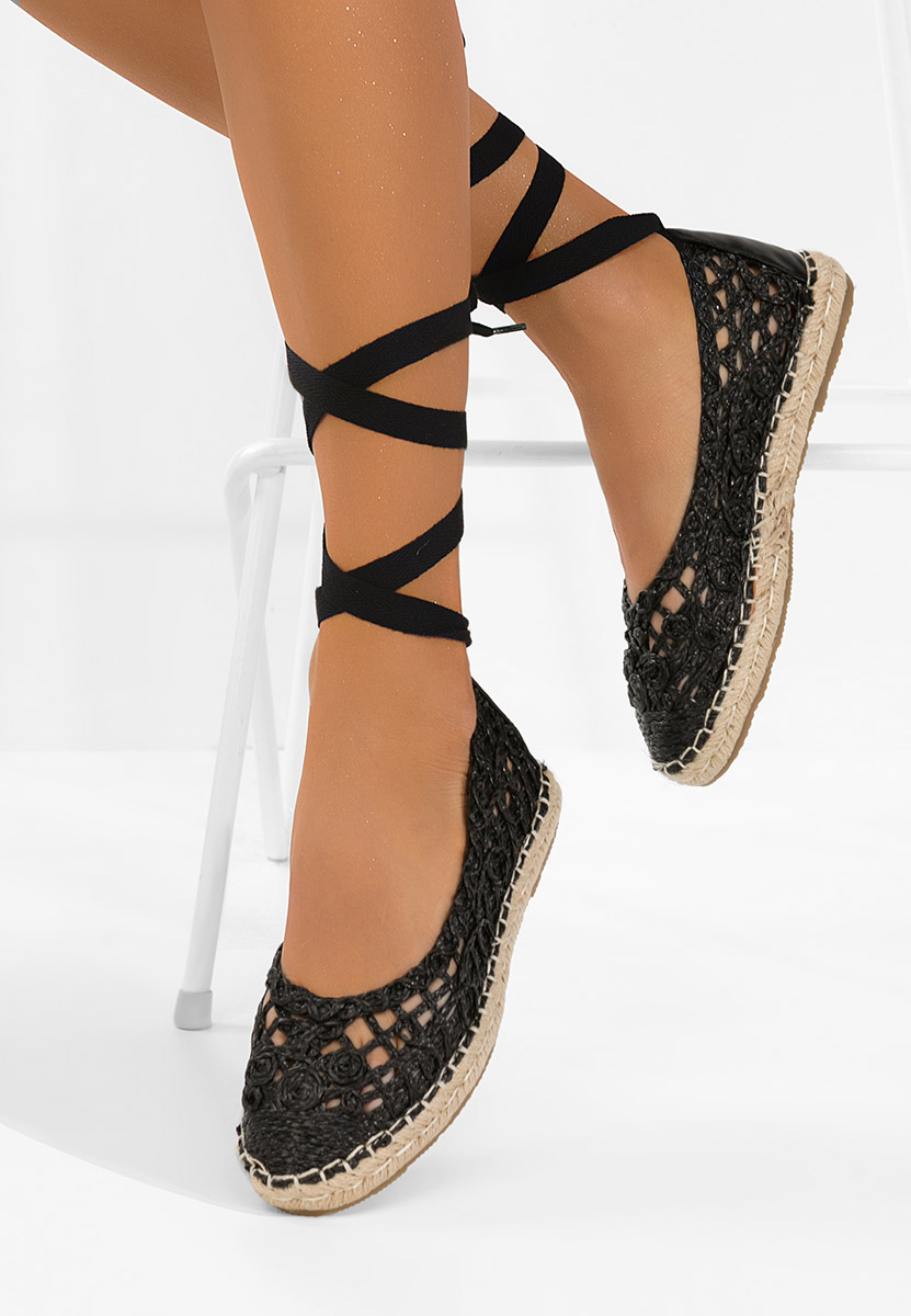 Černé dámské espadrilky Kaddeia