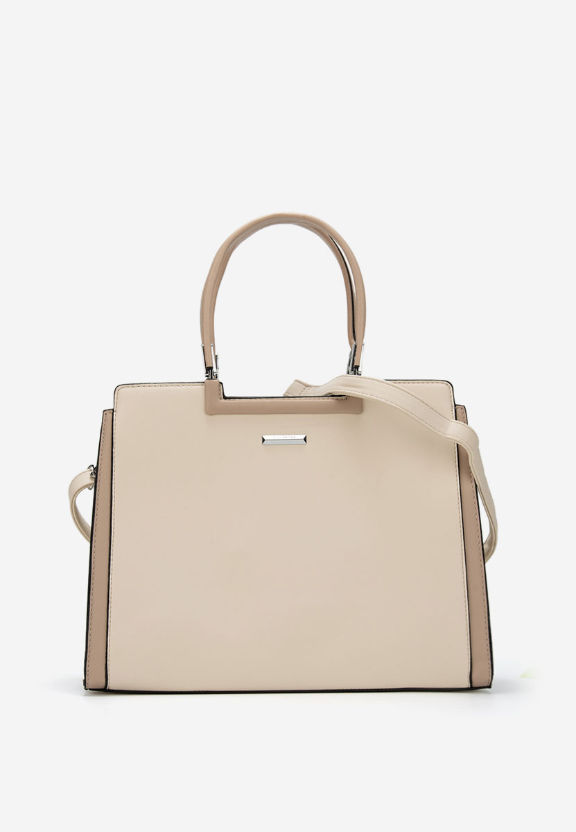 Bílá rukojeť kabelky Silvia Rosa 8166