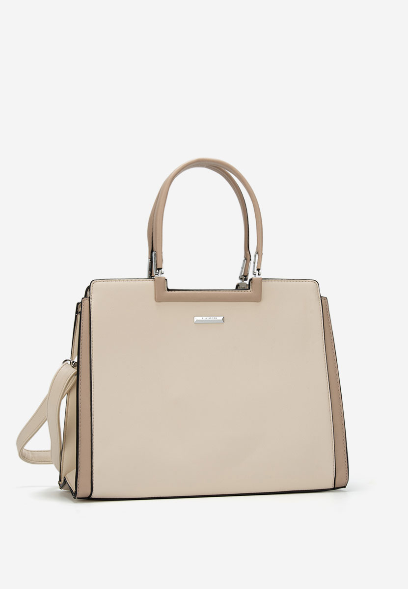 Bílá rukojeť kabelky Silvia Rosa 8166