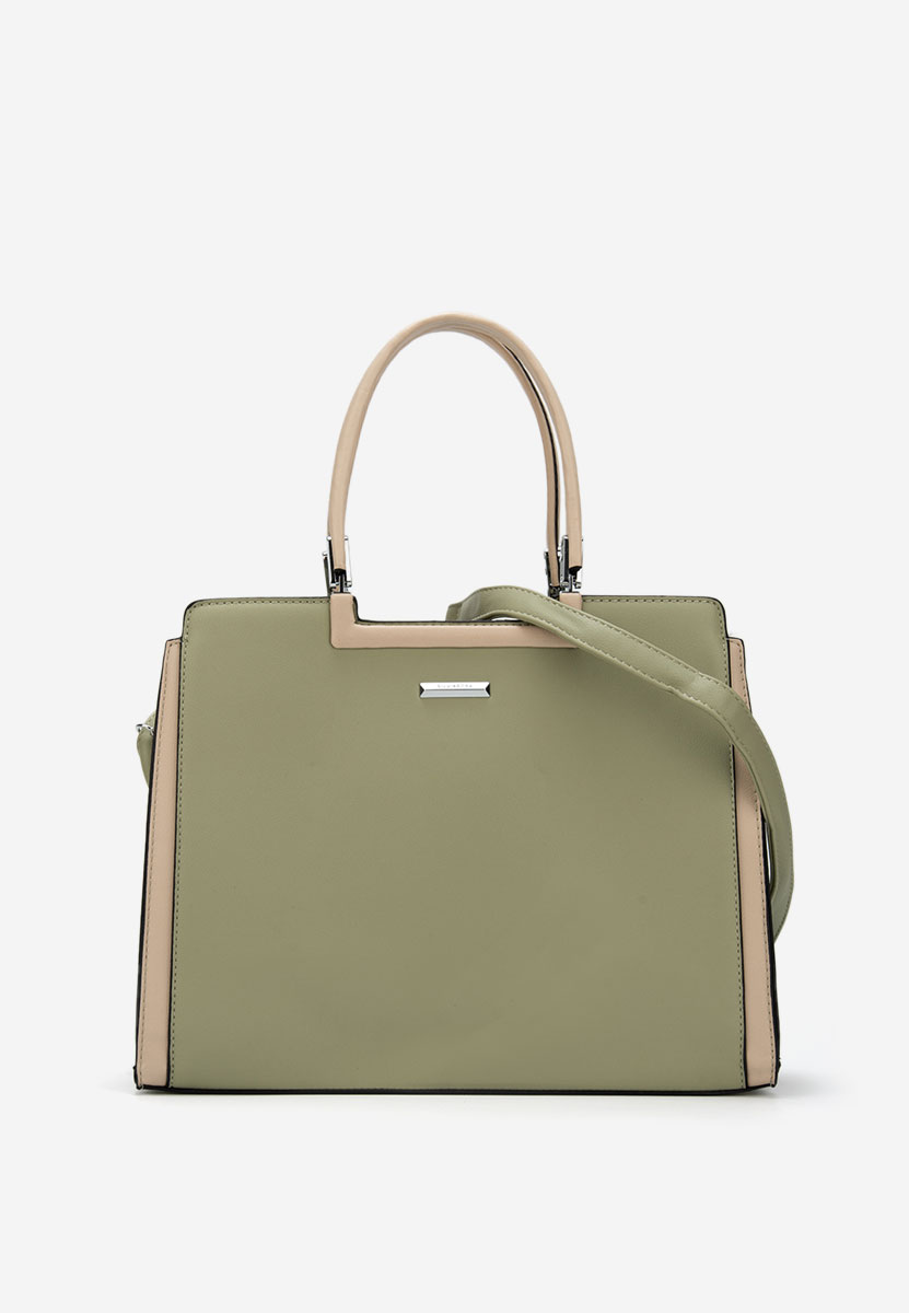 Zelená rukojeť kabelky Silvia Rosa 8166