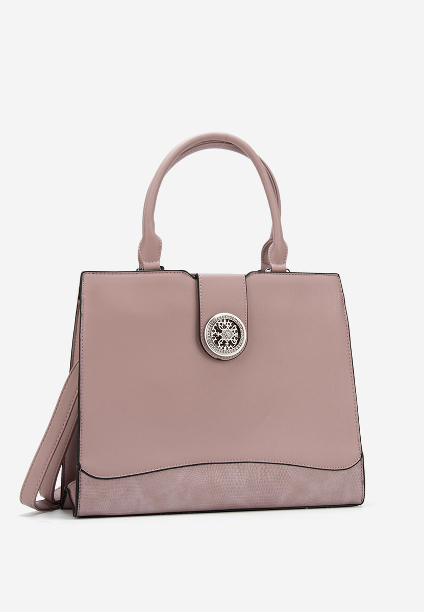 Fialové rukojeť kabelky Silvia Rosa 8040