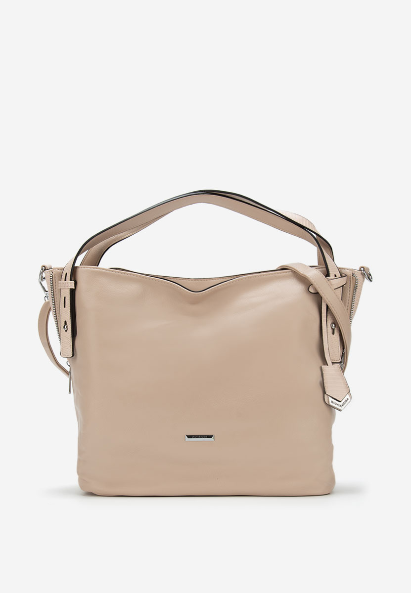 Béžové rukojeť kabelky Silvia Rosa 8256 V2