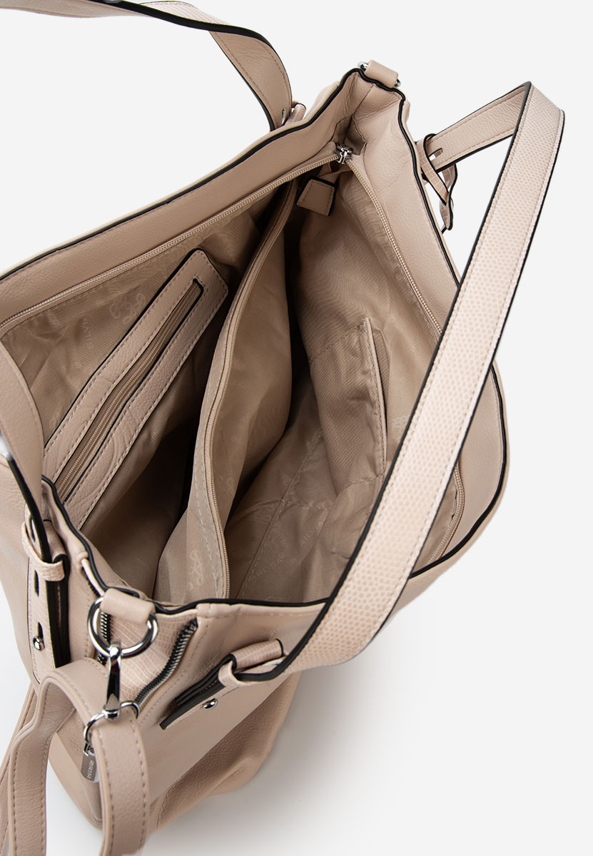 Béžové rukojeť kabelky Silvia Rosa 8256 V2