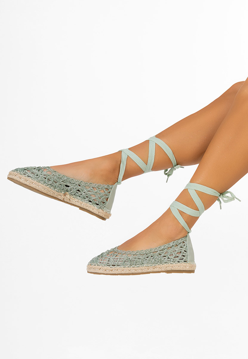 Zelené dámské espadrilky Kaddeia