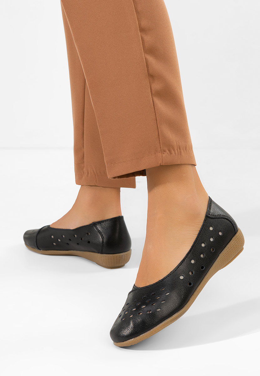 Černé dámské baleríny Andeia