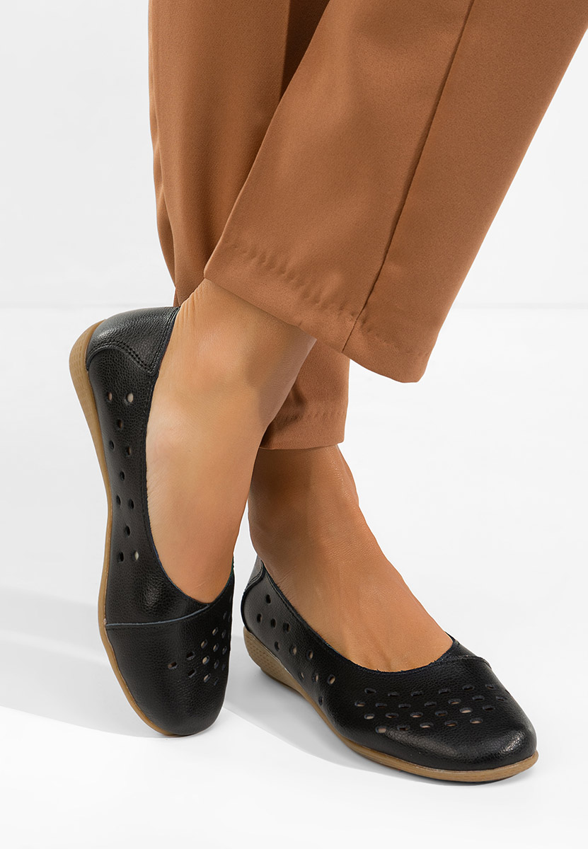 Černé dámské baleríny Andeia