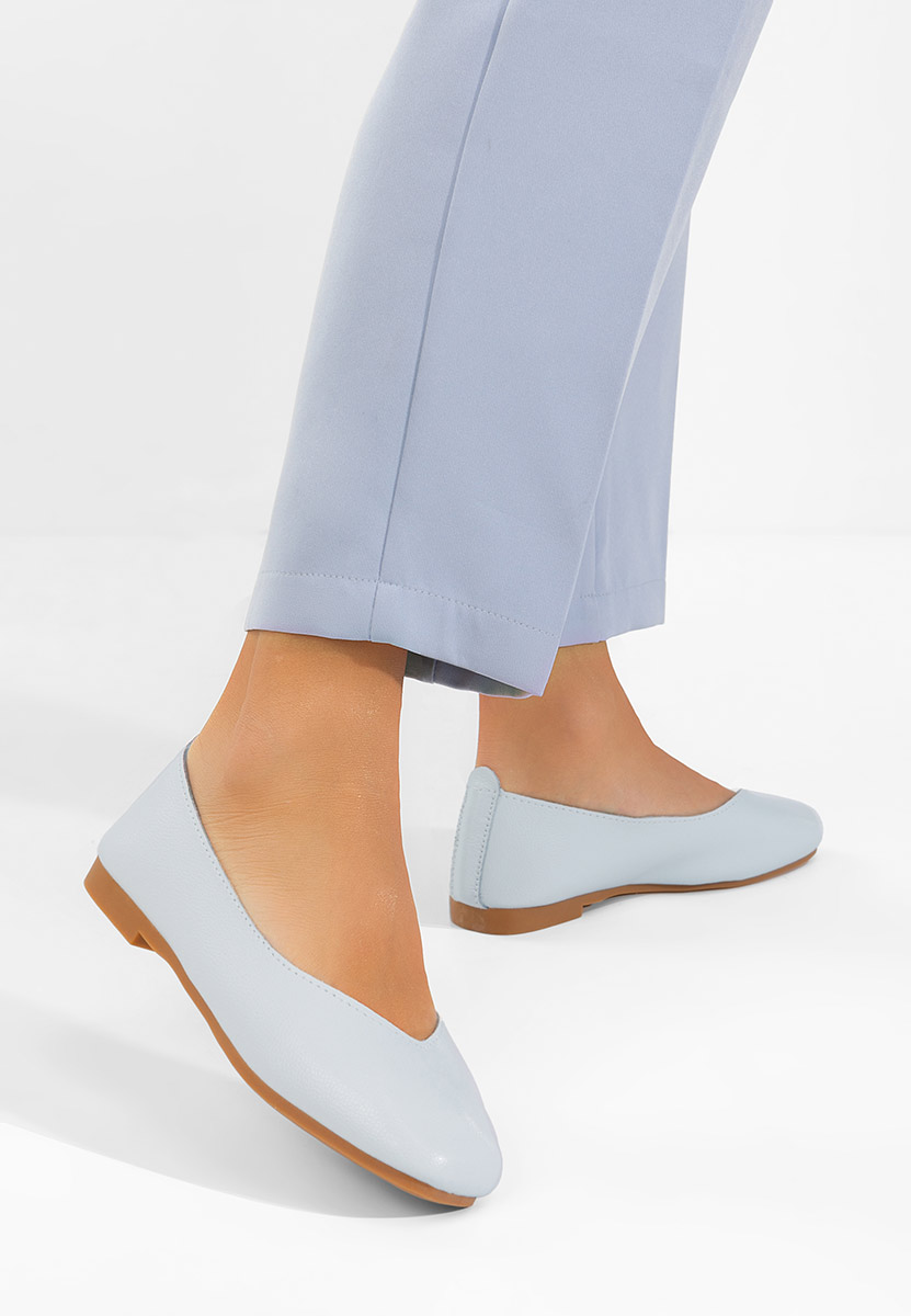 Modré dámské baleríny Gabiela