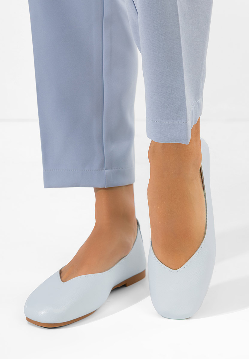Modré dámské baleríny Gabiela
