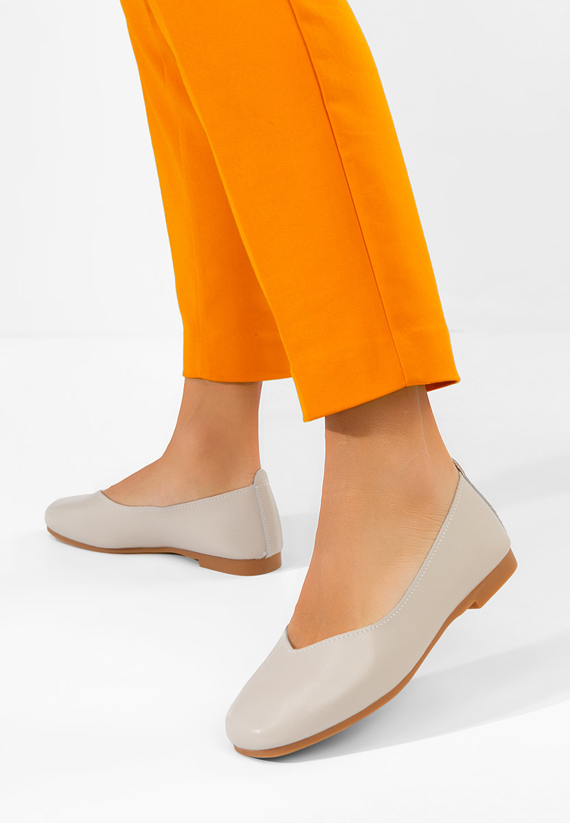 Béžové dámské baleríny Gabiela