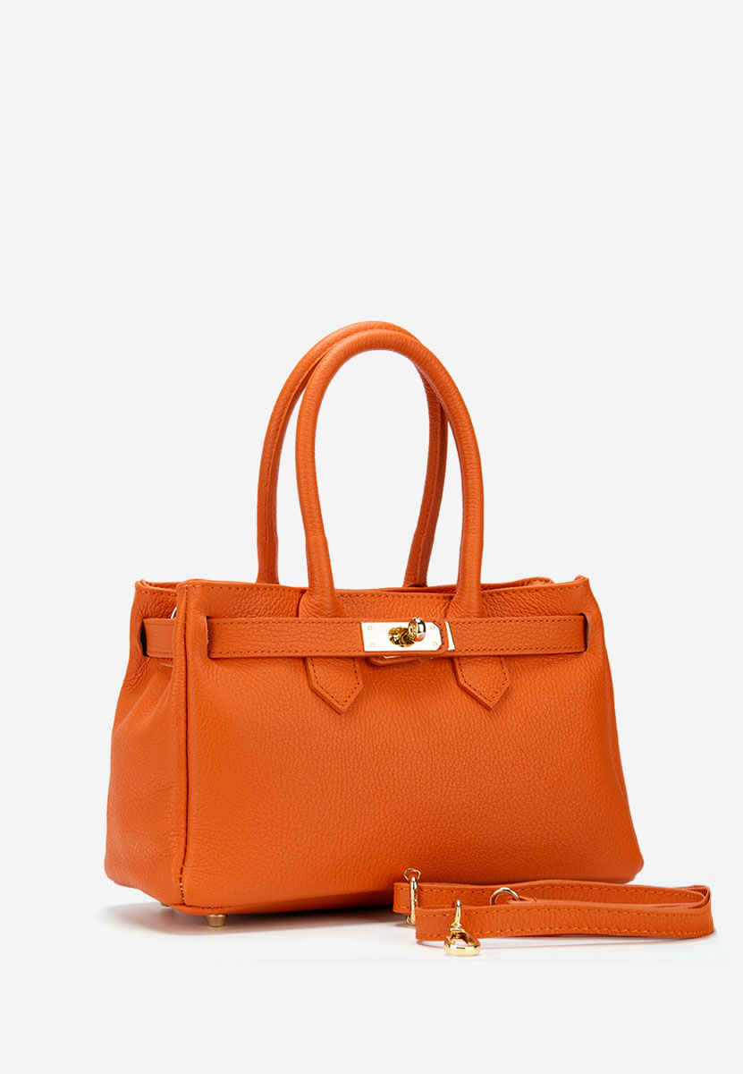 Oranžová rukojeť kabelky Ayeria