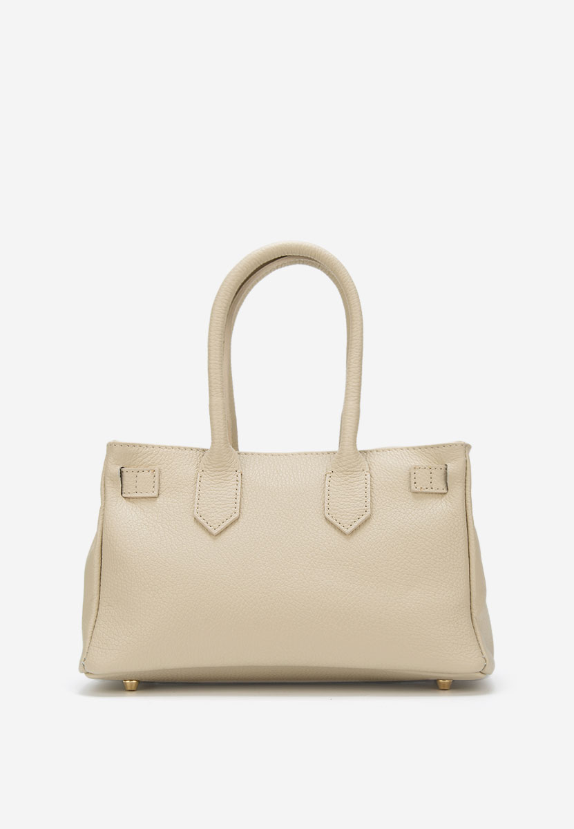 Béžové rukojeť kabelky Ayeria