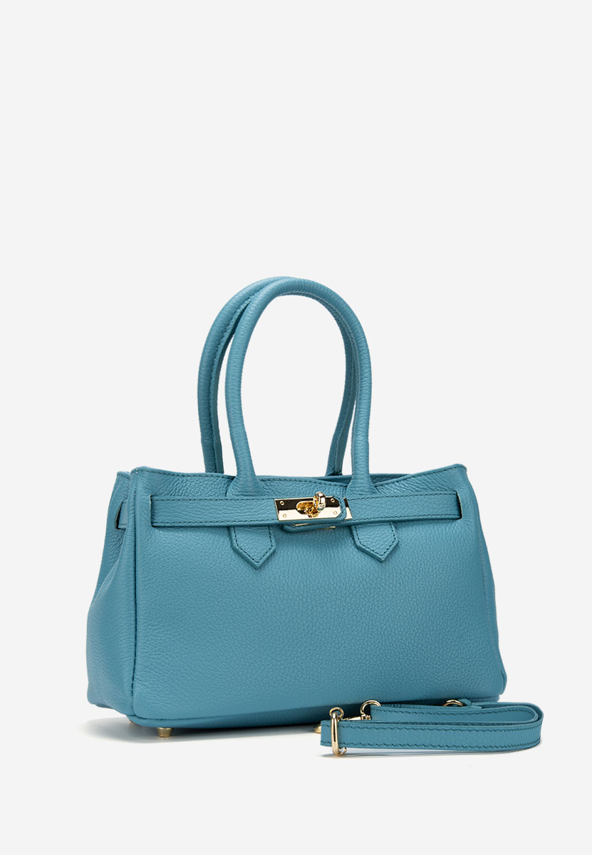 Modrá rukojeť kabelky Ayeria