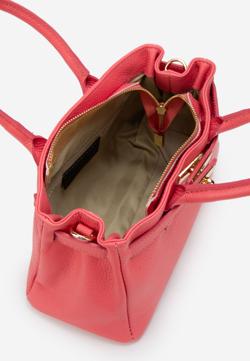 Fuchsiové rukojeť kabelky Ayeria