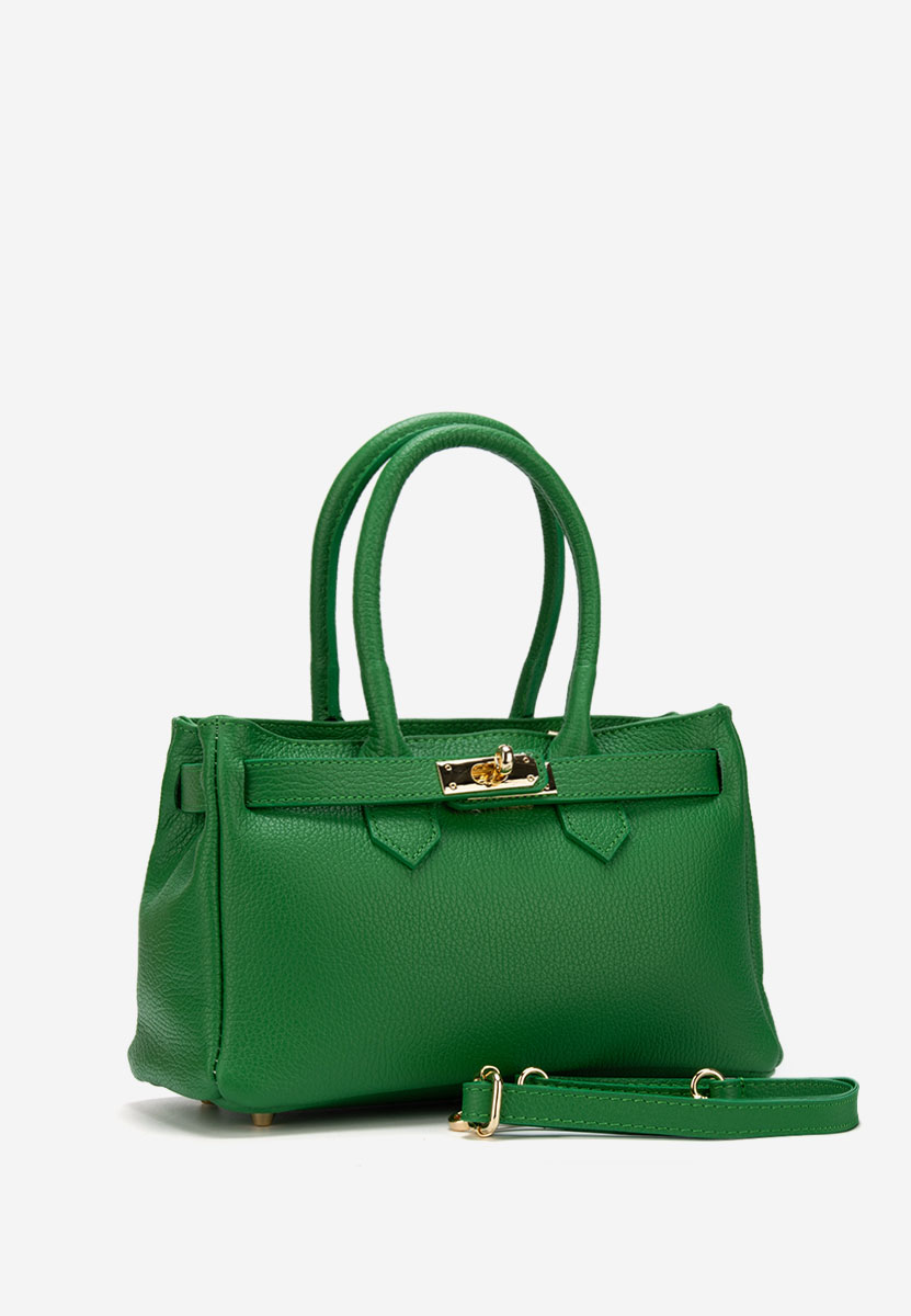 Zelená rukojeť kabelky Ayeria