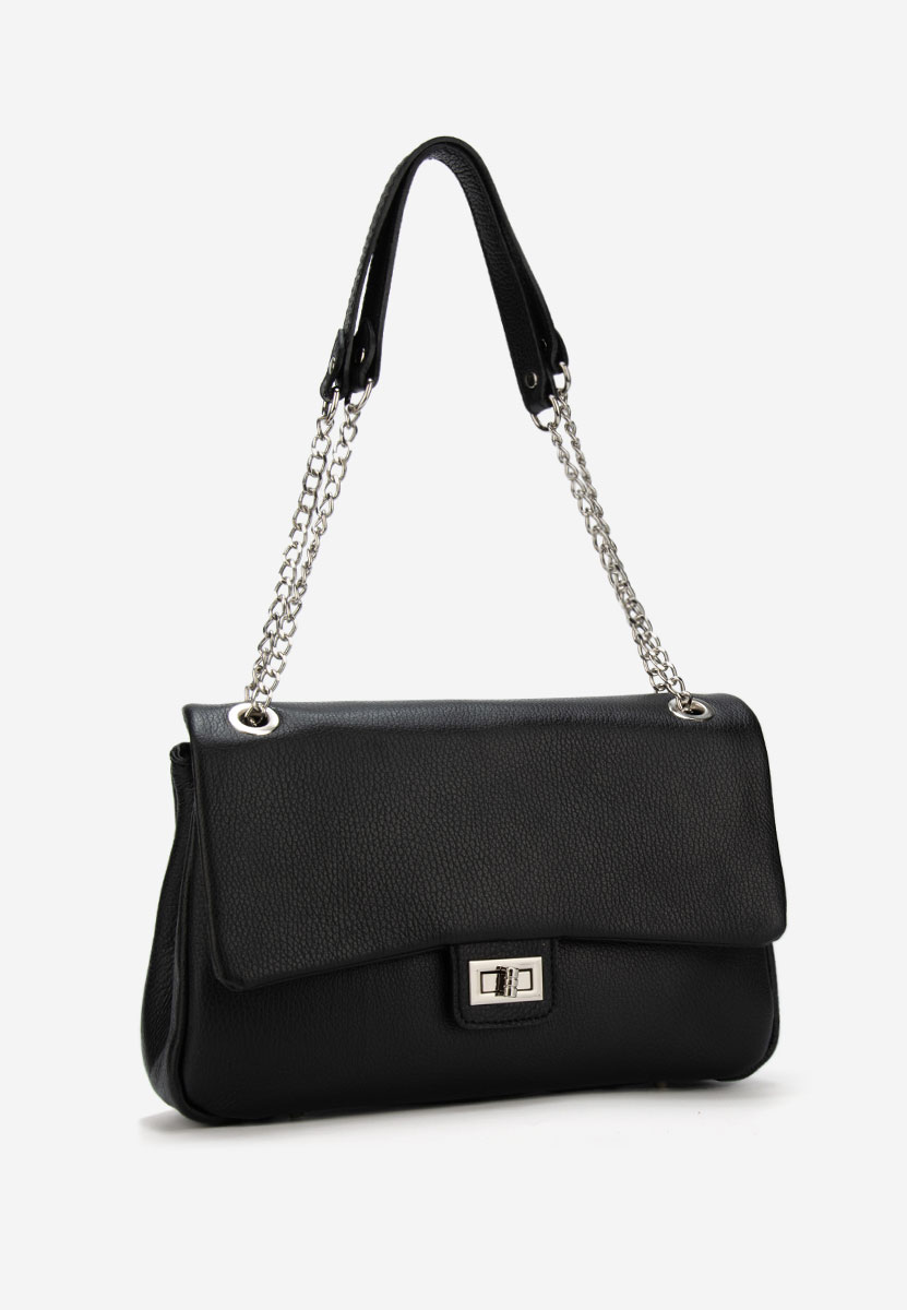 Černá ramenní kabelka Rusanda