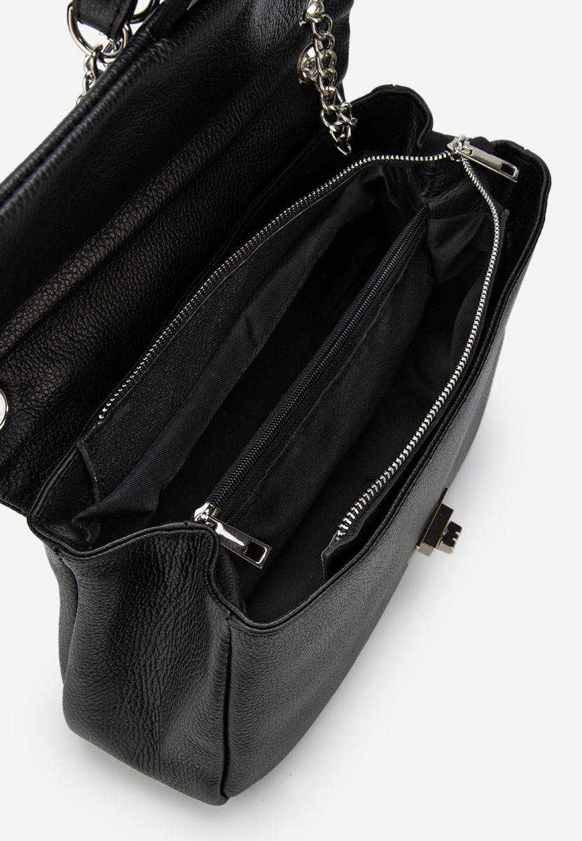 Černá ramenní kabelka Rusanda