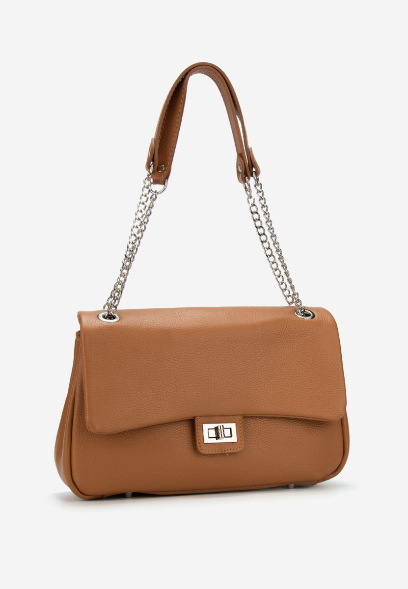 Camelové ramenní kabelka Rusanda