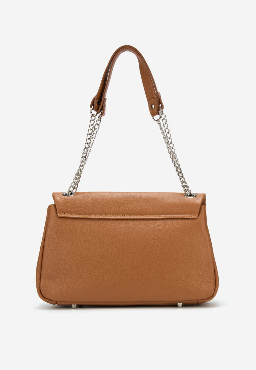 Camelové ramenní kabelka Rusanda