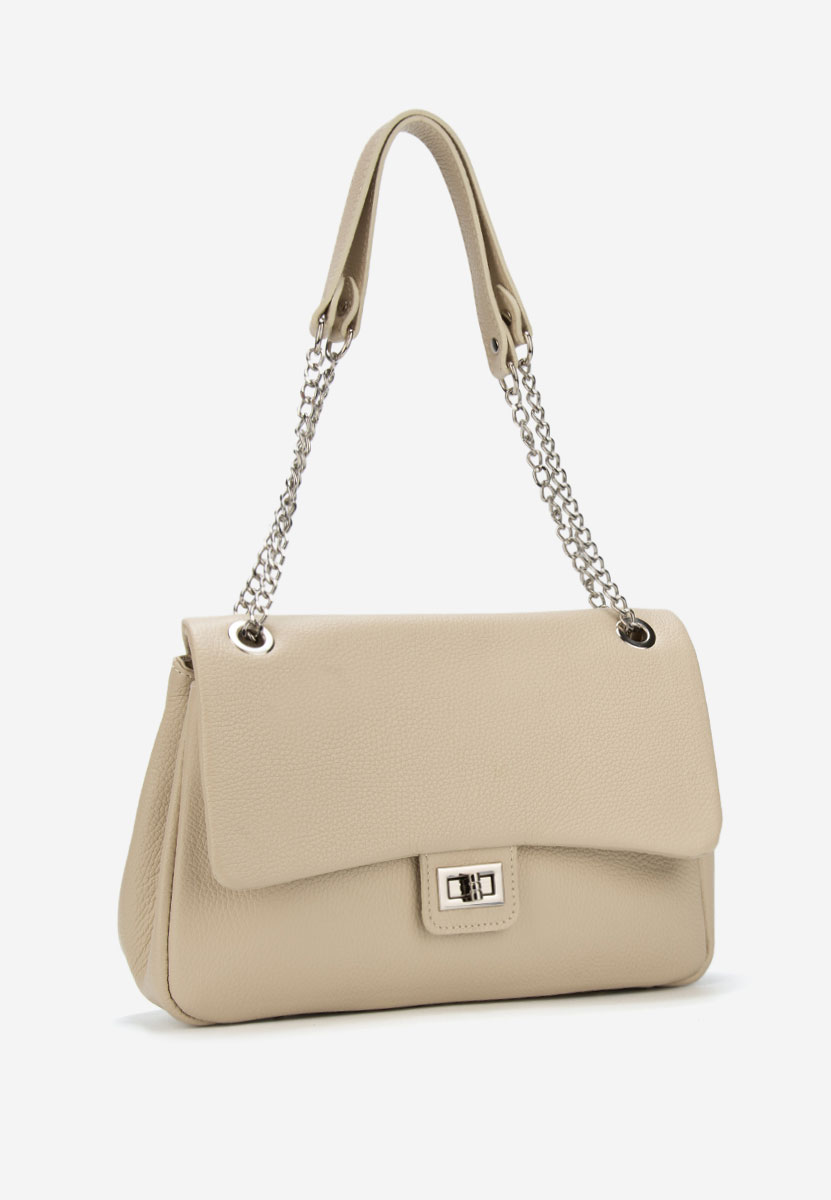 Béžové ramenní kabelka Rusanda