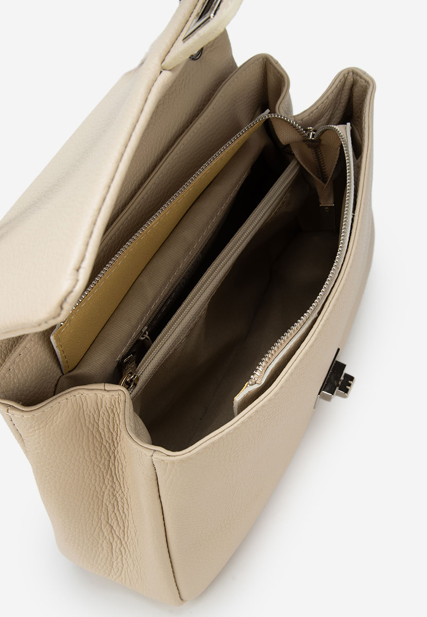 Béžové ramenní kabelka Rusanda