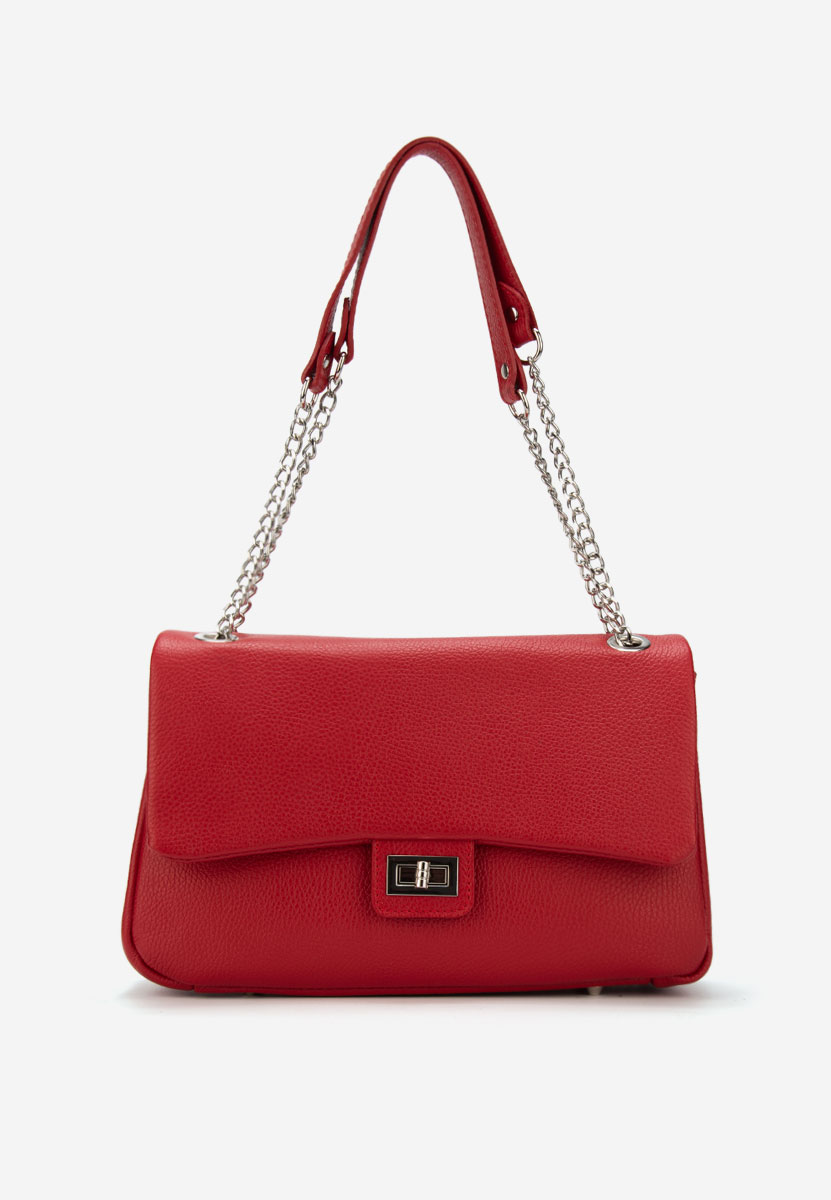Červená ramenní kabelka Rusanda