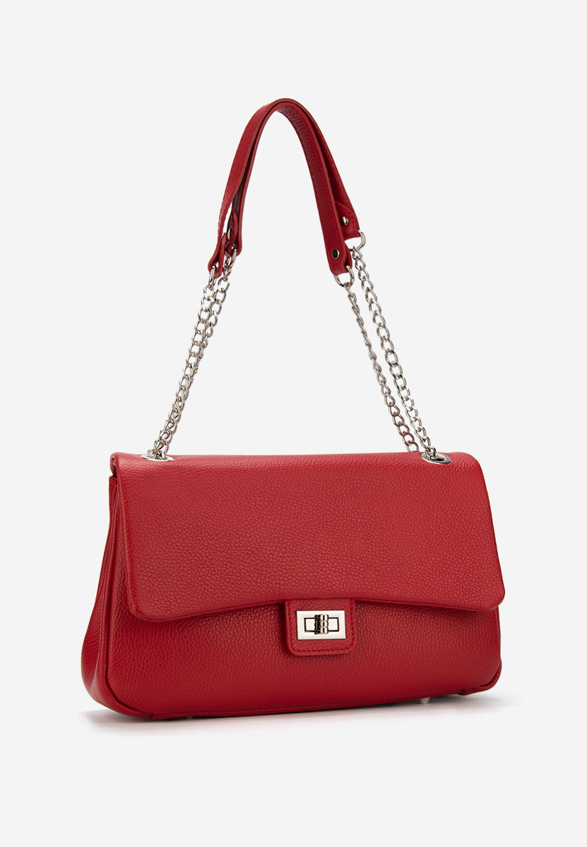 Červená ramenní kabelka Rusanda