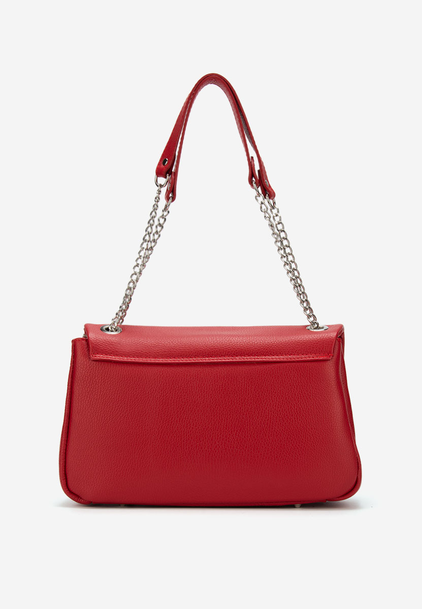 Červená ramenní kabelka Rusanda