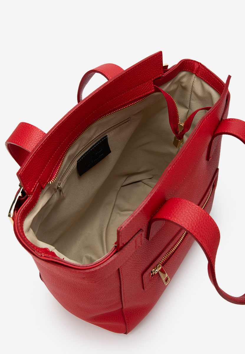 Červená ramenní kabelka Darolia