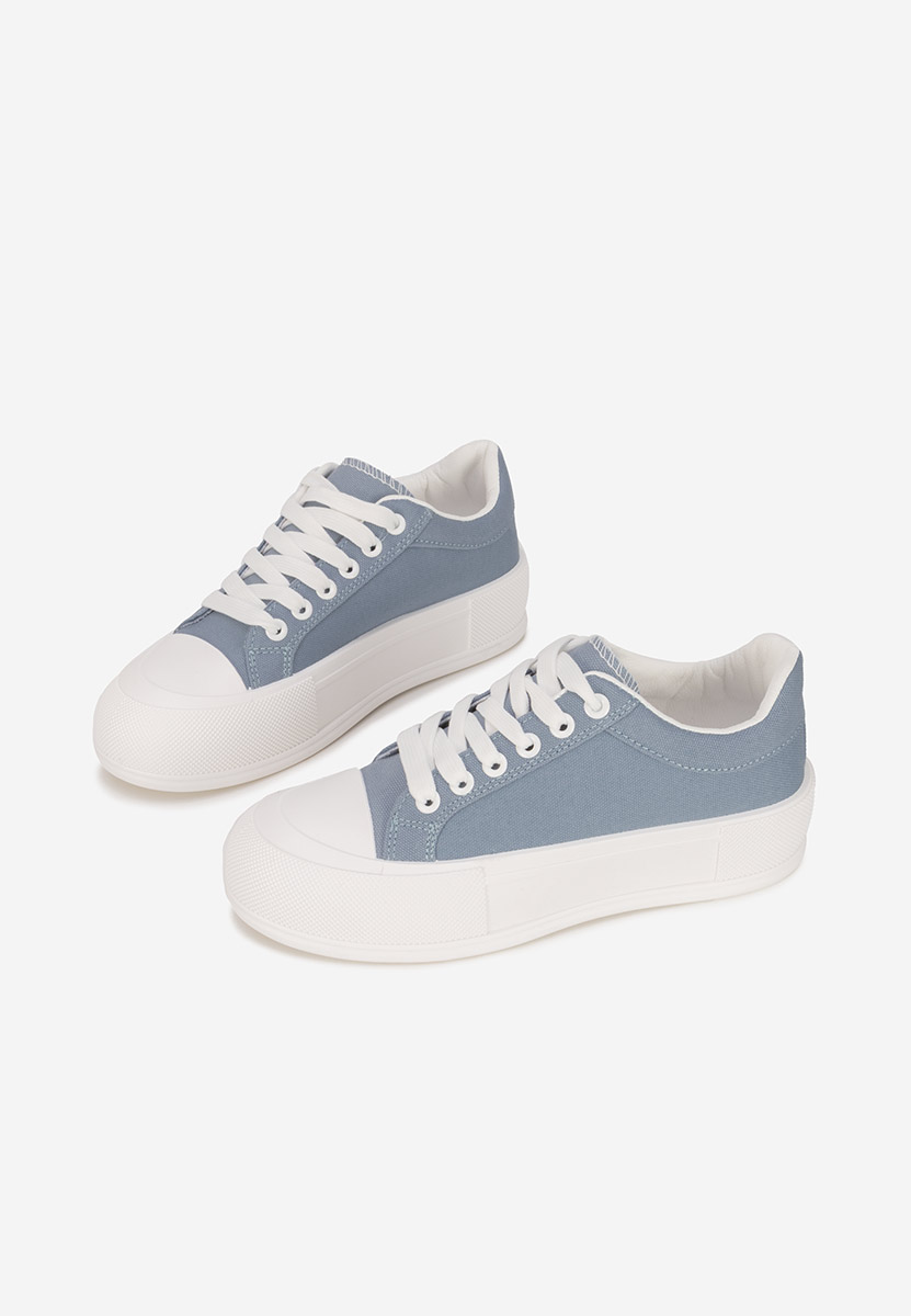 Denim tenisky na platformě Antonea