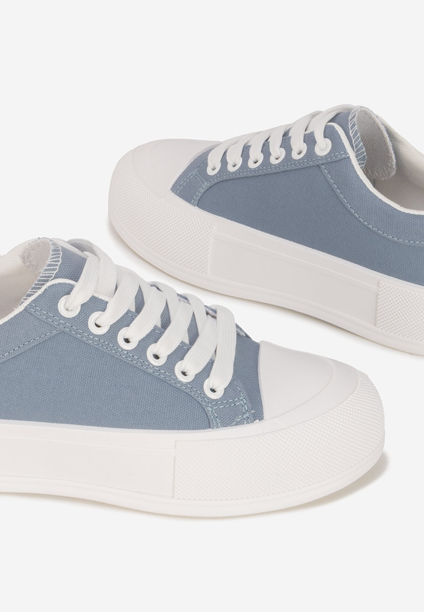 Denim tenisky na platformě Antonea