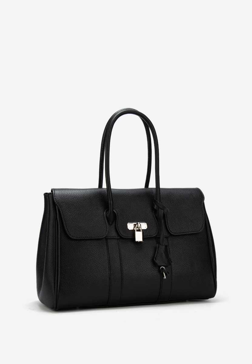 Ružové kabelka z pravé kůže Ya neagra