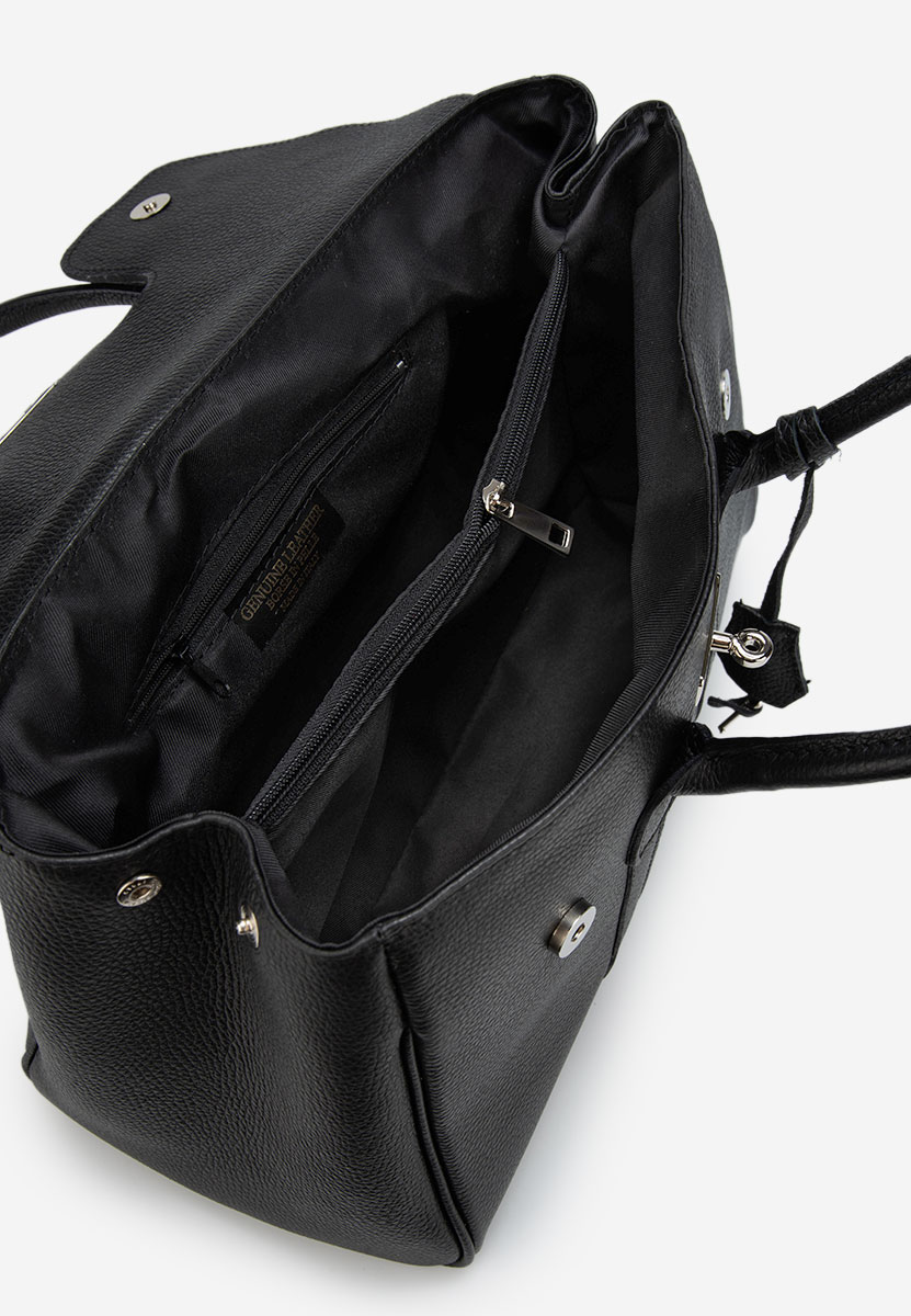 Ružové kabelka z pravé kůže Ya neagra