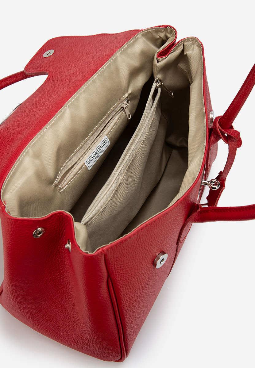 Ružové kabelka z pravé kůže Ya rosie