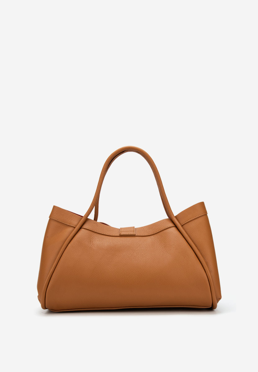 Camelové kabelka z pravé kůže Oniana