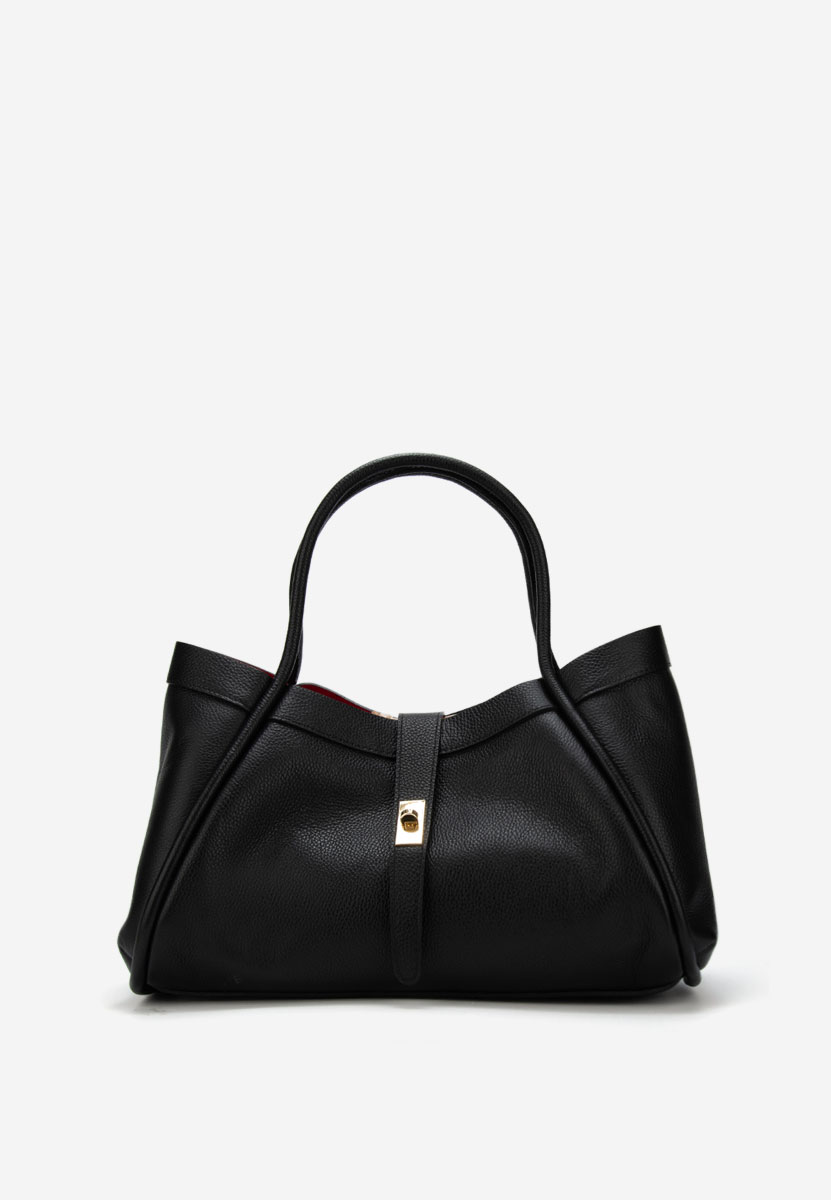 Černá kabelka z pravé kůže Oniana