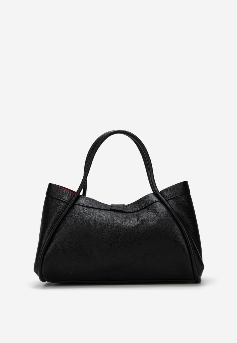 Černá kabelka z pravé kůže Oniana