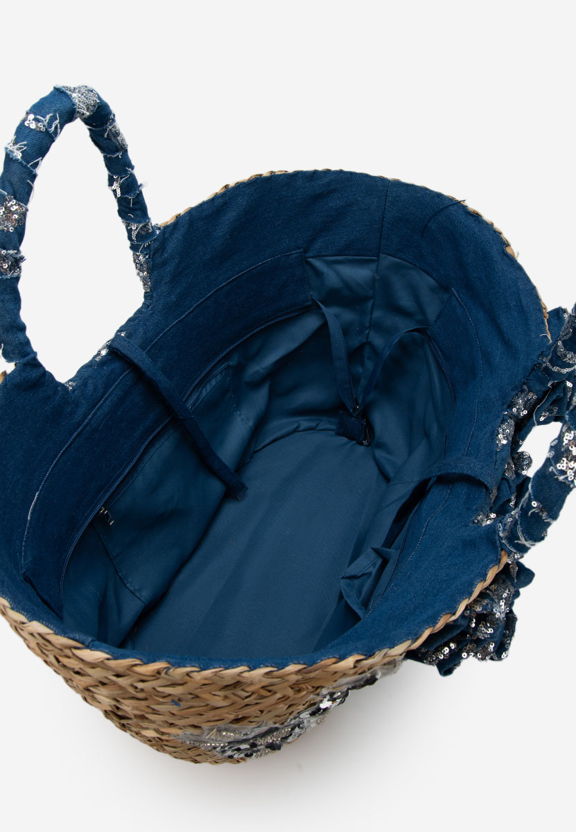 Béžové rukojeť kabelky Harleia