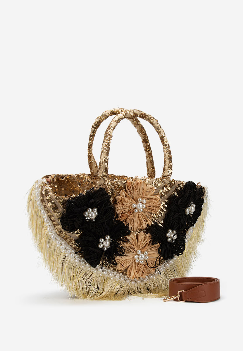 Zlatá rukojeť kabelky Kimya