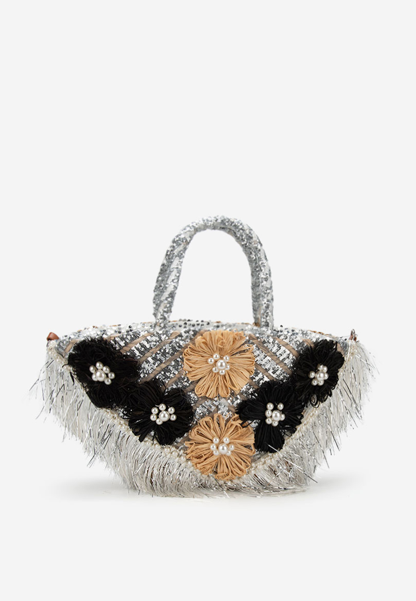 Stribrná rukojeť kabelky Kimya