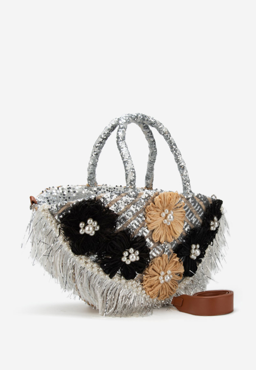 Stribrná rukojeť kabelky Kimya